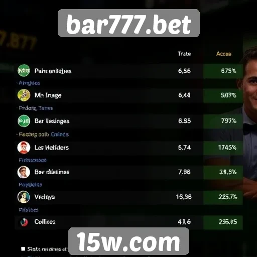 Estatísticas de acessos e jogadores em bar777.bet